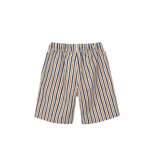 iDo bermuda a righe bambino bianco blu beige