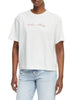 Calvin Klein T-shirt donna manica corta donna bianco