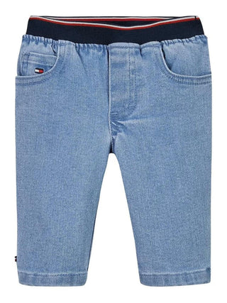 Tommy Hilfiger jeans neonato in denim stretch lavaggio blu