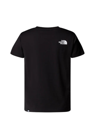 The North Face T-shirt bambino con logo nero