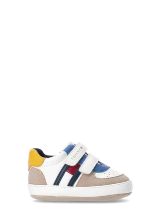 Tommy Hilfiger scarpette neonato con strappi muticolor
