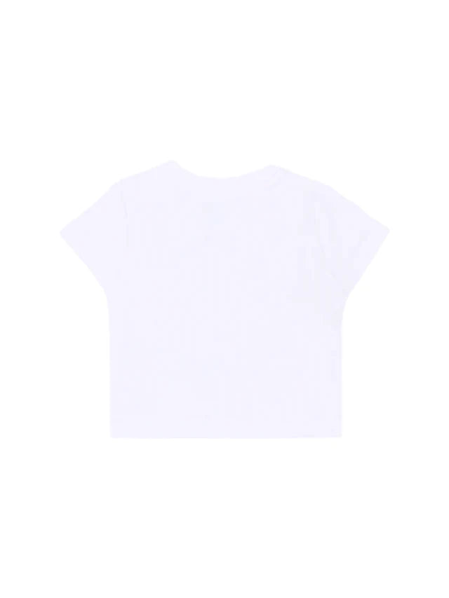 Moschino T-shirt neonato con orsetto Toy bianco