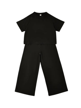 iDo completo bambina T-shirt e pantaloni nero