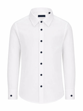 Emanuel Pris camicia bambino manica lunga bianco