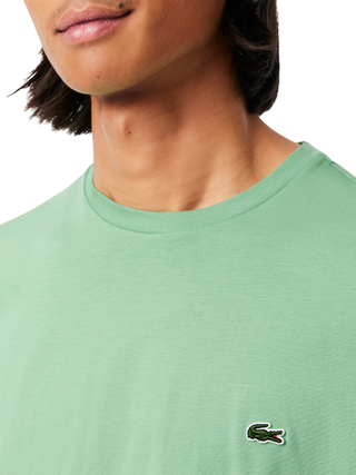 Lacoste T-shirt manica corta in cotone Pima verde menta TH6709 TTF LACOSTE