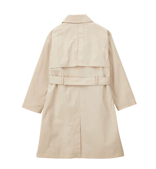 iDo trench doppiopetto bambina beige