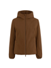 Suns giubbino Aurelia Velour con cappuccio marrone