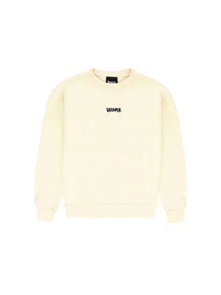 Disclaimer felpa uomo con logo panna 55104 LATTE-ST.V.MILITARE DISCLAIMER 