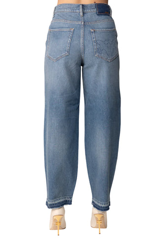 Pinko jeans donna egg Estelle lavaggio blu