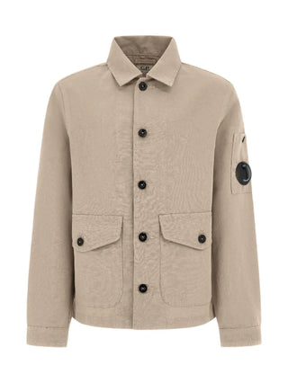 C.P. Company giacca bambino in misto lino beige