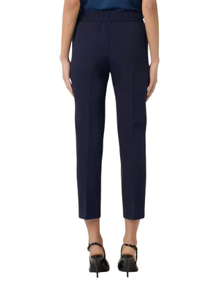 Sandro Ferrone pantaloni donna slim crop nero