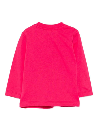 Moschino T-shirt neonata manica lunga fucsia MZO00R-LAA10 50541 MOSCHINO