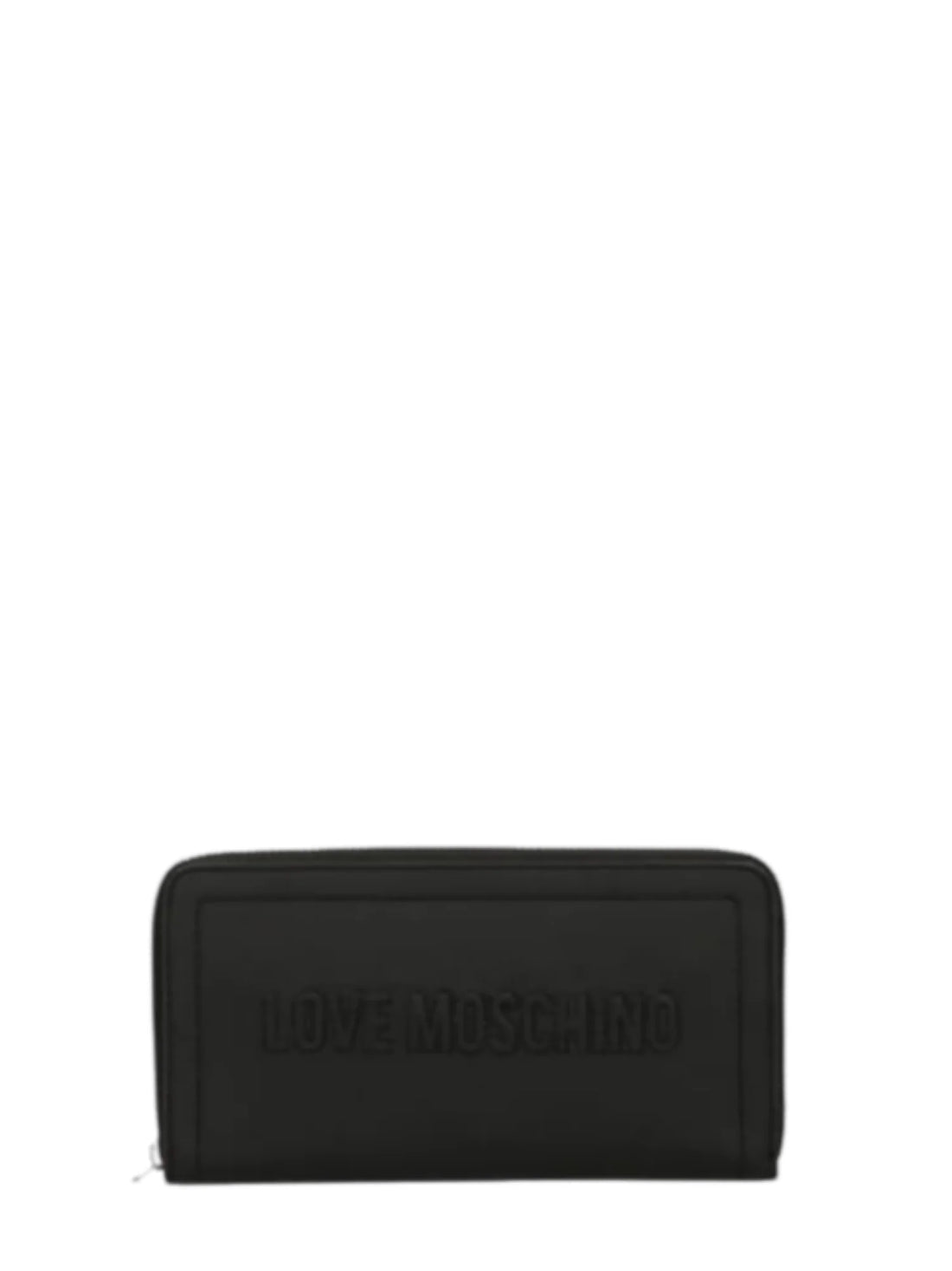 Love Moschino portafogli in ecopelle con logo nero