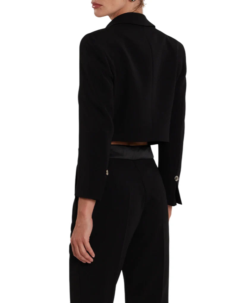 Relish giacca doppiopetto crop Macnee nero