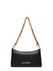 Love Moschino borsa in ecopelle con manico gioiello nero