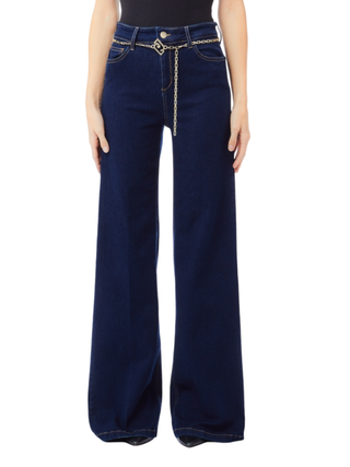 Liu Jo jeans wide leg lavaggio blu scuro UF5097DS018 7L000 LIU JO 