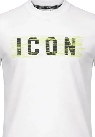 Icon T-shirt manica corta bambino con logo bianco