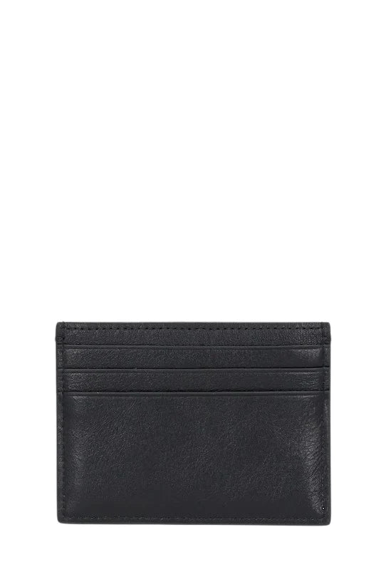 Calvin Klein portacarte uomo in pelle con logo nero