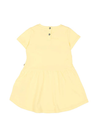 Just Cavalli abito neonata Akkay con logo giallo