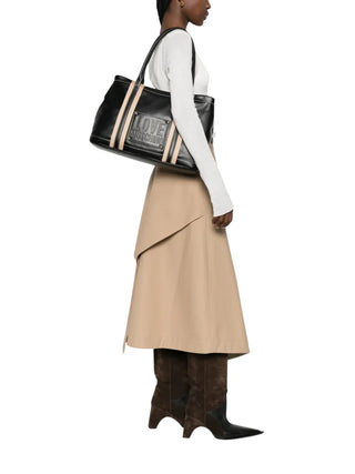 Love Moschino borsa a spalla in ecopelle nero