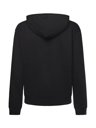 John Richmond felpa uomo con cappuccio nero UMA25040FE BLACK John RICHMOND