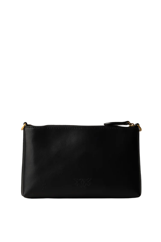 Pinko pochette Flat Horizontal Mini in pelle nero 104277-A0F1 Z99Q PINKO 