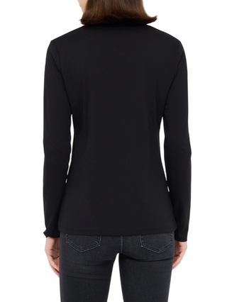 Liu Jo T-shirt manica lunga con strass nero UF5282JS923 M9938 LIU JO