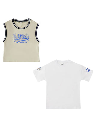 iDo 2 T-shirt bambino bianco beige