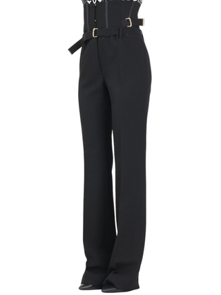 Pinko pantaloni vita alta bustier Piadina nero 105654-A2QV Z99 PINKO 