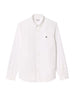 Lacoste camicia uomo manica lunga in cotone bianco