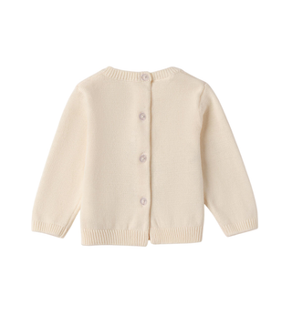 iDo maglia neonata con coniglietti panna 4F130 0115 iDO