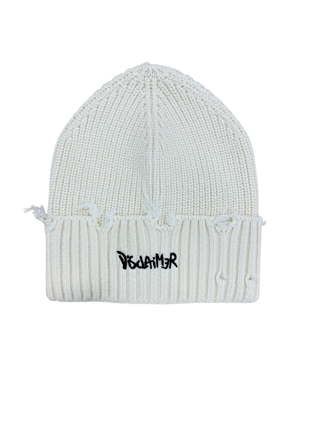 Disclaimer cappello in maglia panna 55204 LATTE DISCLAIMER