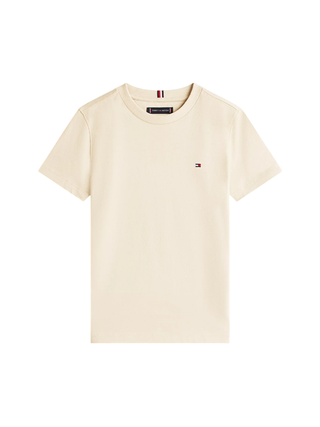 Tommy Hilfiger T-shirt manica corta bambino beige