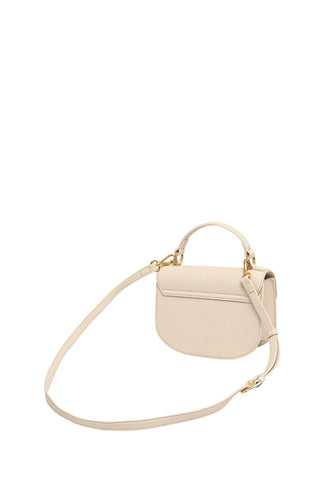 Love Moschino borsa a mano in ecopelle beige chiaro