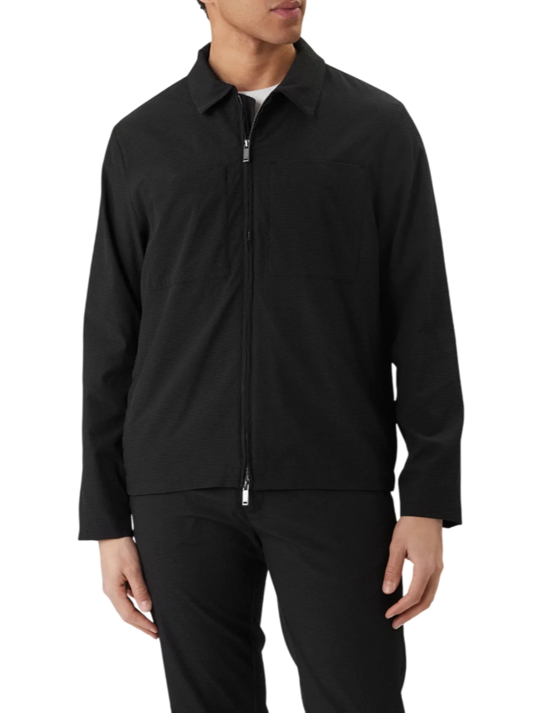 Calvin Klein giubbino leggero uomo con tasconi nero