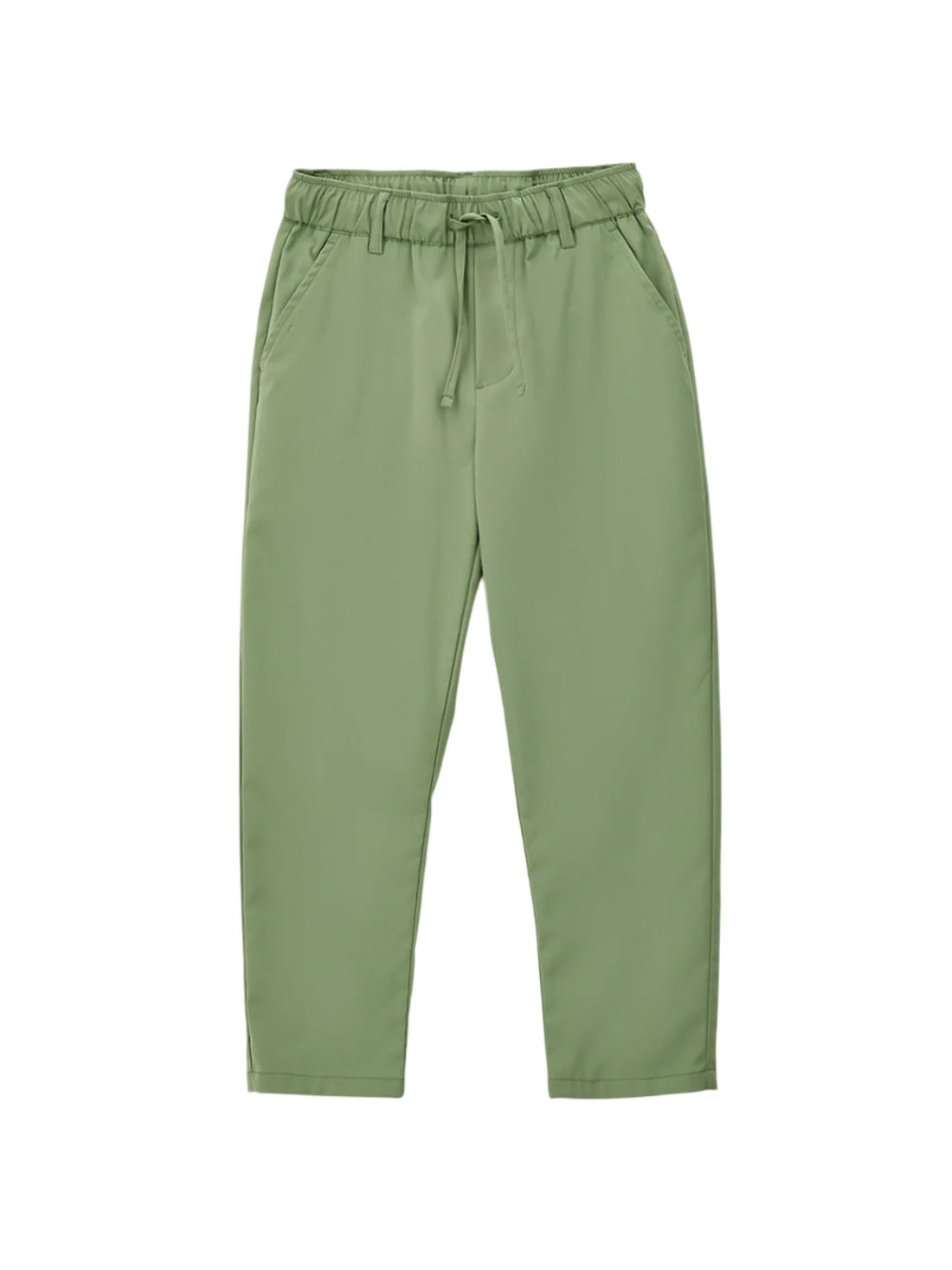 iDo pantaloni eleganti bambino con coulisse verde salvia