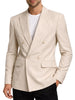John Richmond giacca blazer doppiopetto Krylara beige chiaro