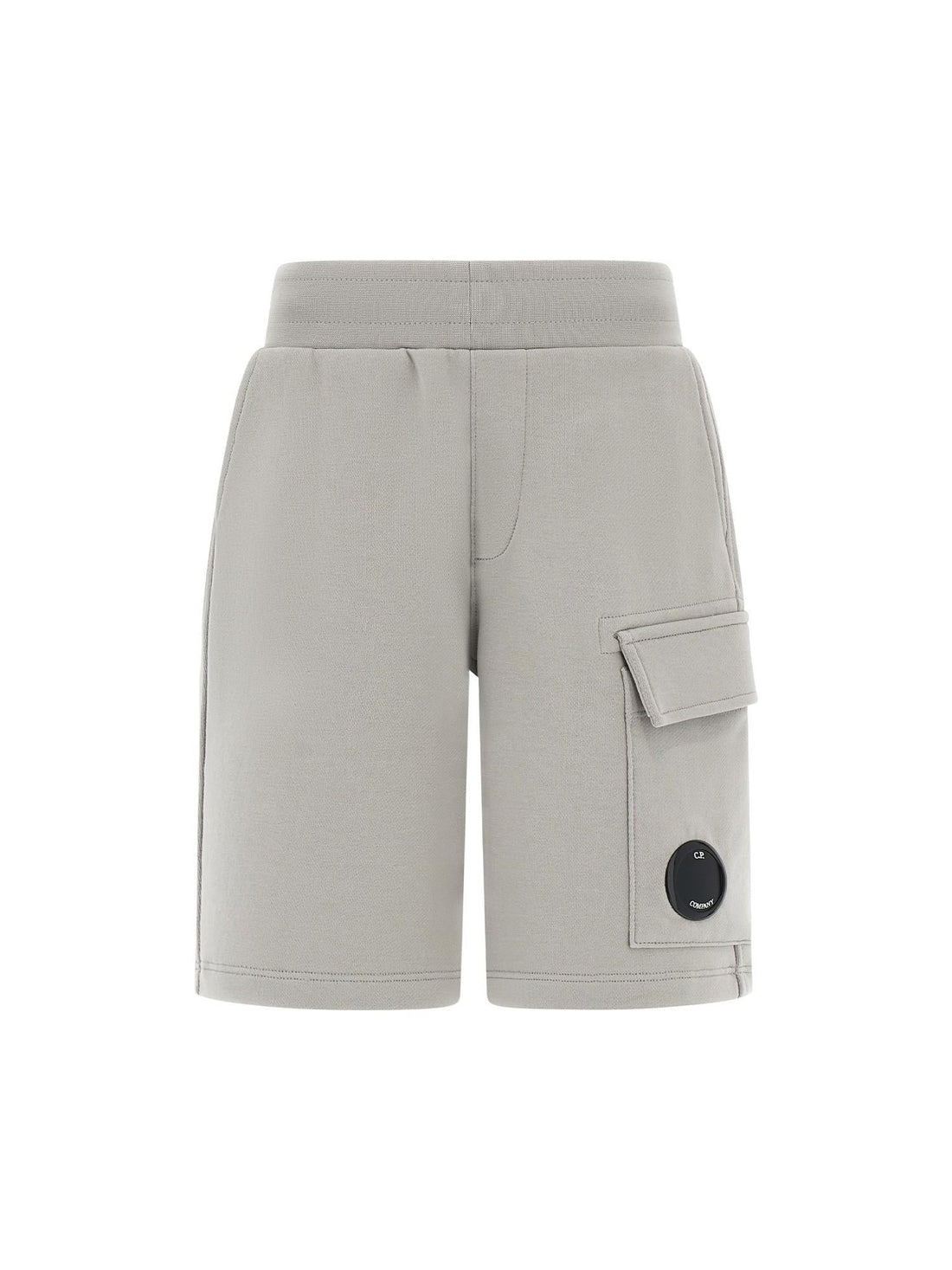 C.P. Company bermuda cargo bambino in felpa grigio