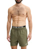 Calvin Klein boxer mare uomo con fascia logata verde militare