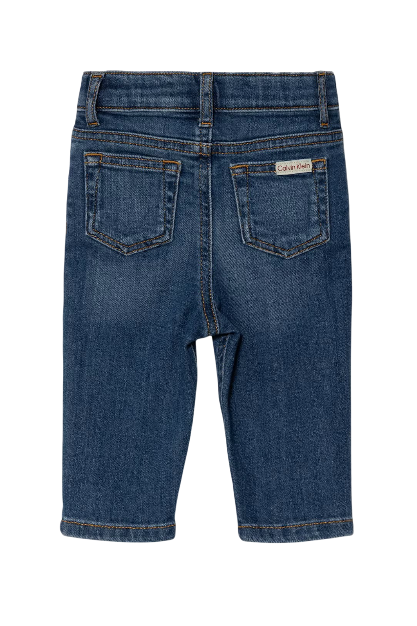 Calvin Klein Jeans jeans neonato slim fit lavaggio blu
