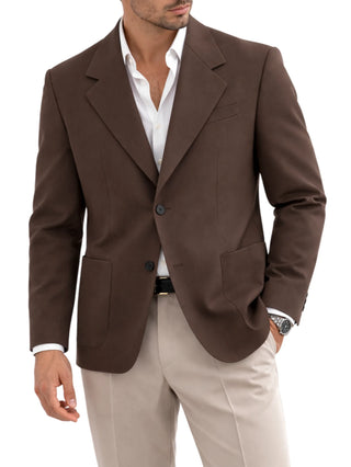 Alta Tensione giacca blazer monopetto uomo marrone moro