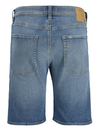 Jack&Jones bermuda uomo in denim stretch lavaggio medio