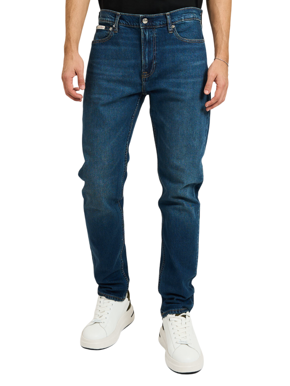 Calvin Klein Jeans jeans uomo slim lavaggio blu