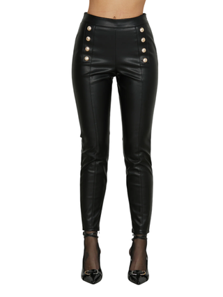 Relish pantaloni Quorum in ecopelle nero QUORUM 1199 RELISH 