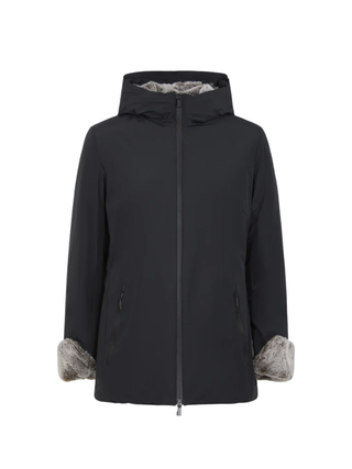 Suns giubbino donna Alya con eco pelliccia nero GBS63023D BLACK SUNS 