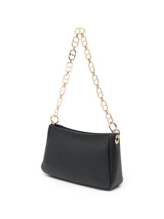 Love Moschino borsa a spalla in ecopelle martellata nero