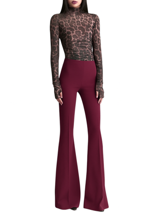 Aniye By pantaloni a zampa Sienna bordeaux 181292 02144 ANIYE BY 