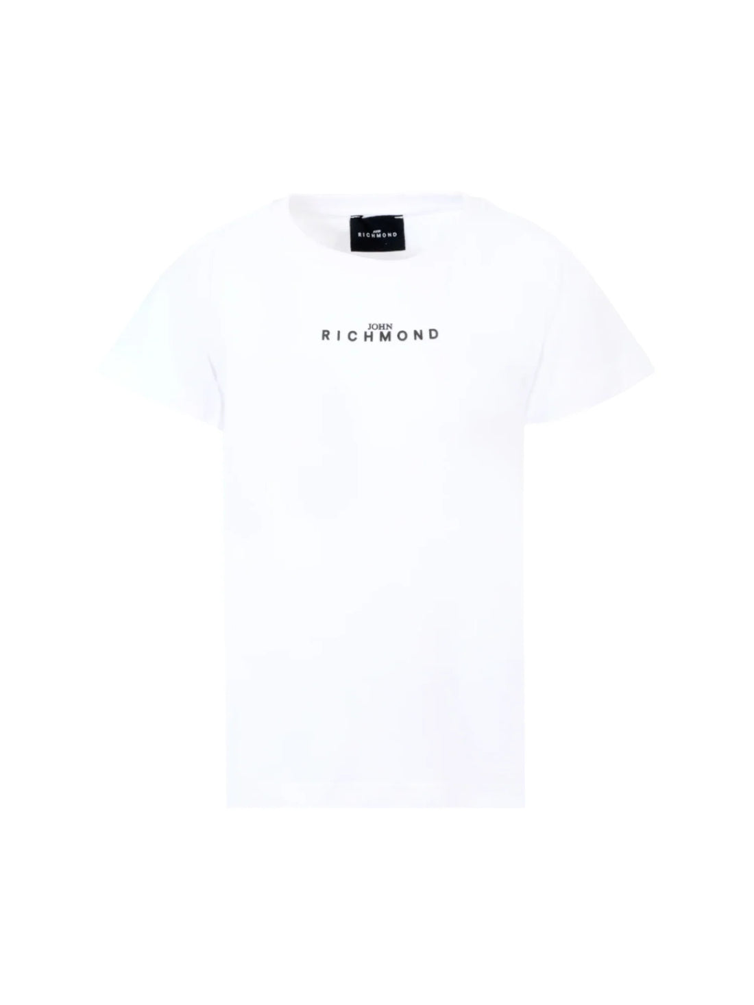 John Richmond T-shirt unisex bambino Zagami con logo bianco
