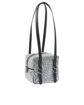 Pinko borsa Cubic full strass nero