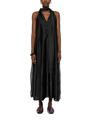 Jc Sophie abito lungo Lovely all'americana con fusciacca nero
